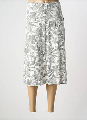 Jupe mi-longue blanc FRANK WALDER pour femme