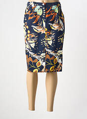 Jupe mi-longue bleu FRANCE RIVOIRE pour femme seconde vue