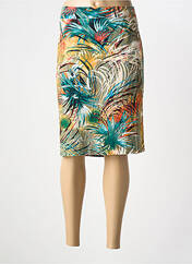 Jupe mi-longue bleu UN TEMPS POUR ELLE pour femme seconde vue