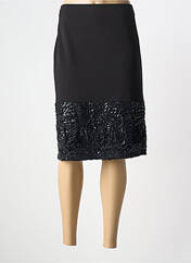 Jupe mi-longue noir FRANCE RIVOIRE pour femme seconde vue