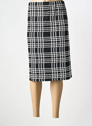 Jupe mi-longue noir FRANK WALDER pour femme