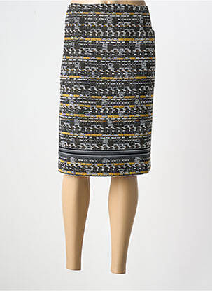 Jupe mi-longue noir FRANK WALDER femme