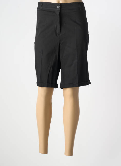 Bermuda noir ELEONORA AMADEI pour femme