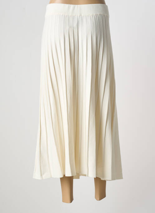 Jupe longue beige MARBLE pour femme