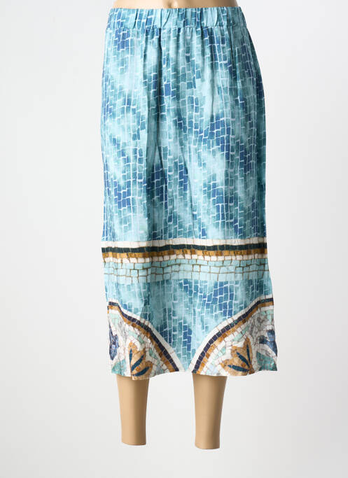 Jupe longue bleu PAZ TORRAS pour femme