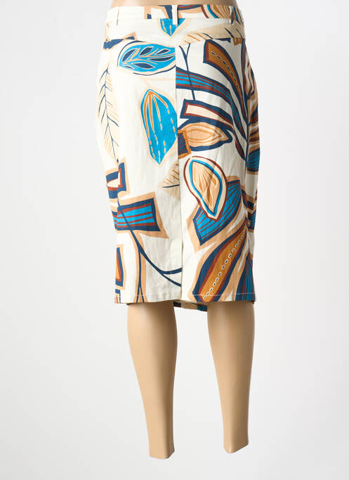 Jupe mi-longue beige FRANCE RIVOIRE pour femme