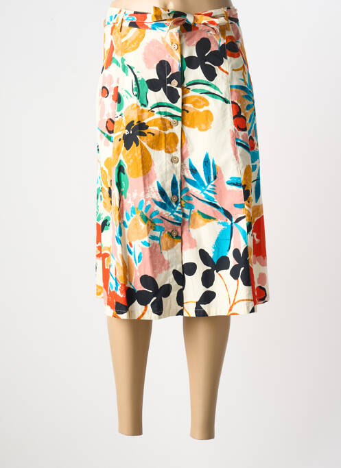 Jupe mi-longue beige MD'M pour femme