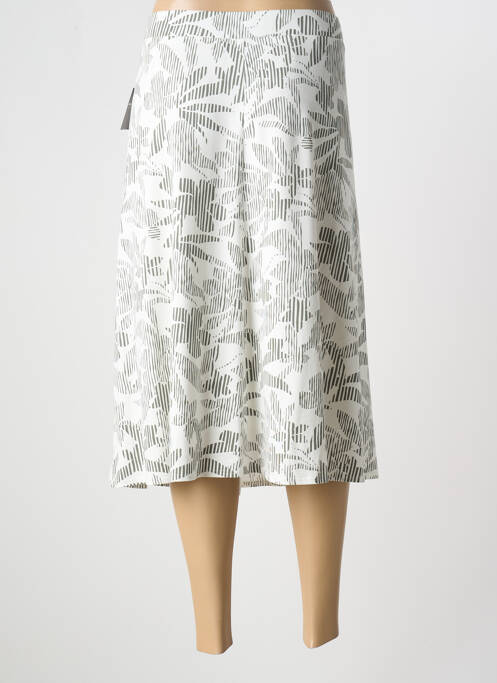 Jupe mi-longue blanc FRANK WALDER pour femme