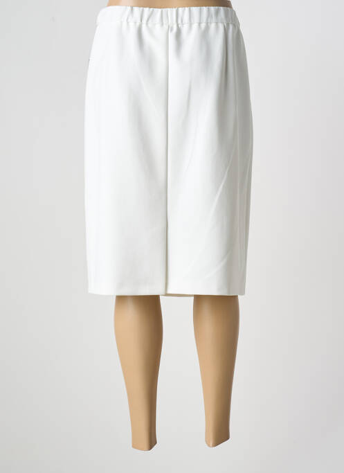 Jupe mi-longue blanc FRANK WALDER pour femme