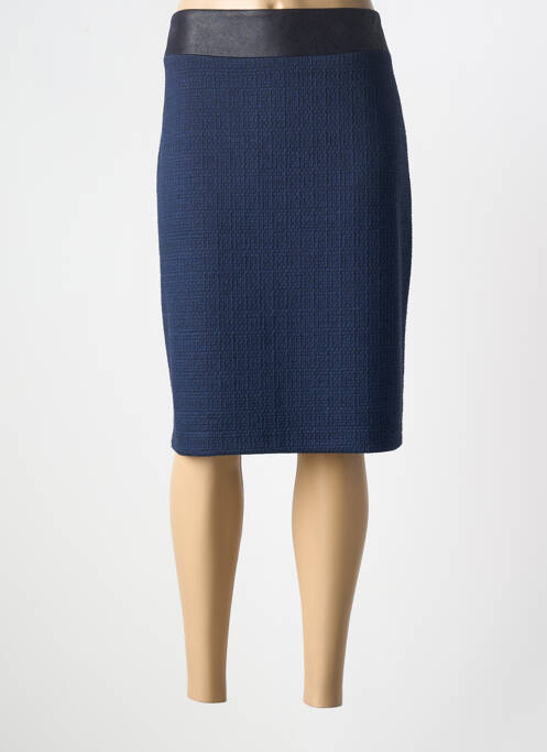 Jupe mi-longue bleu FRANCE RIVOIRE pour femme