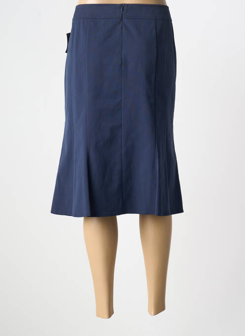 Jupe mi-longue bleu FRANK WALDER femme