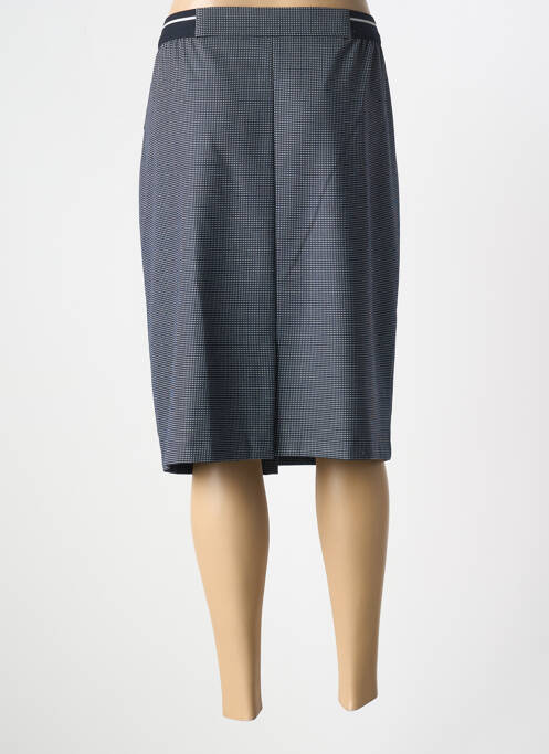 Jupe mi-longue bleu FRANK WALDER pour femme