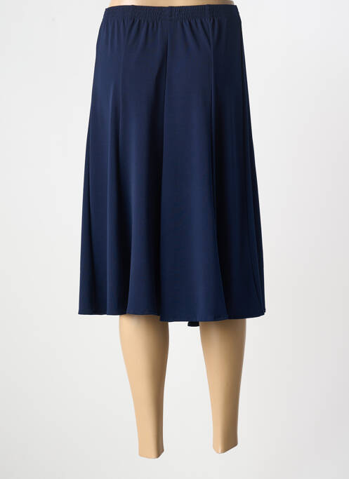 Jupe mi-longue bleu GRIFFON pour femme
