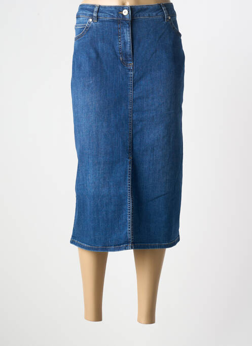Jupe mi-longue bleu OLSEN pour femme