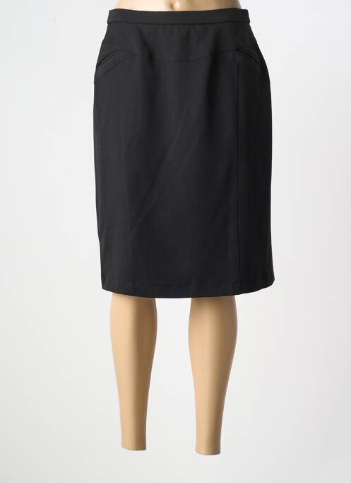 Jupe mi-longue noir FRANCE RIVOIRE pour femme