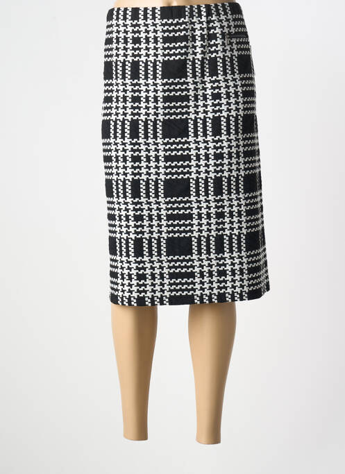 Jupe mi-longue noir FRANK WALDER pour femme