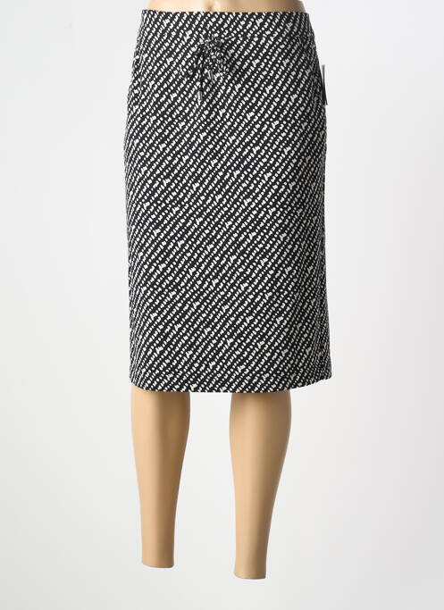 Jupe mi-longue noir FRANK WALDER pour femme