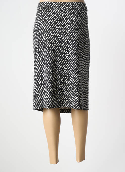 Jupe mi-longue noir FRANK WALDER pour femme