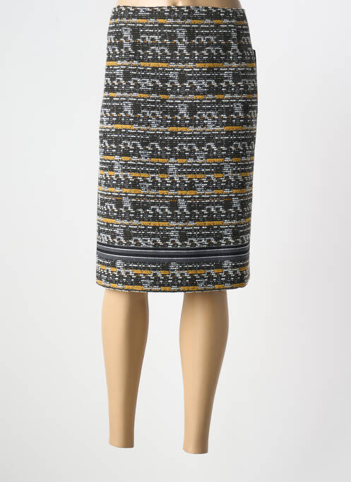 Jupe mi-longue noir FRANK WALDER pour femme