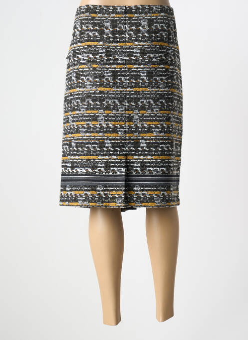 Jupe mi-longue noir FRANK WALDER pour femme