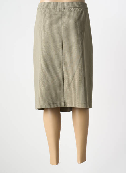Jupe mi-longue vert FRANK WALDER pour femme