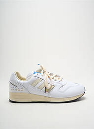 Baskets semelle amovible bout rond blanc ADIDAS homme