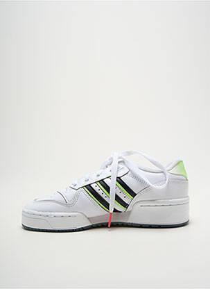 Baskets semelle amovible talon plat jusqu'à 3cm blanc ADIDAS femme