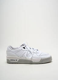 Baskets semelle amovible talon plat jusqu'à 3cm blanc ADIDAS femme