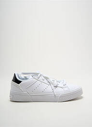 Baskets bout rond talon plat jusqu'à 3cm blanc ADIDAS femme