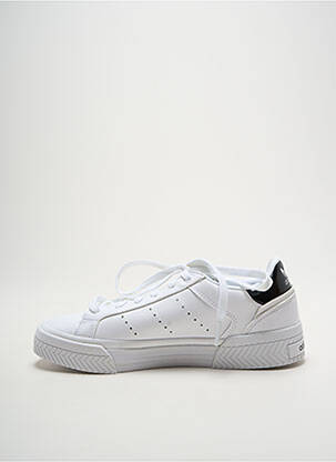 Baskets bout rond talon plat jusqu'à 3cm blanc ADIDAS femme