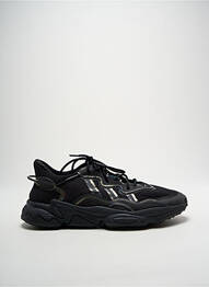 Baskets tissage satiné bout rond noir ADIDAS homme