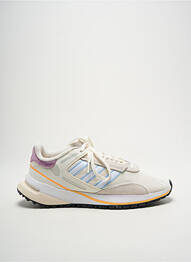 Baskets tissage satiné talon plat jusqu'à 3cm beige ADIDAS femme