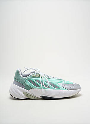 Baskets bout rond talon de 4 à 6cm vert ADIDAS femme