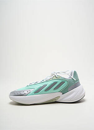 Baskets bout rond talon de 4 à 6cm vert ADIDAS femme