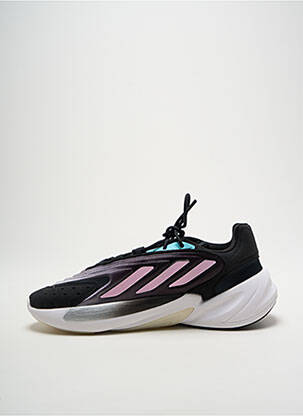 Baskets tissage satiné talon de 4 à 6cm noir ADIDAS femme