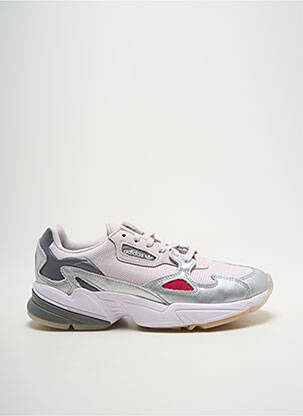 Baskets talon compensé talon plat jusqu'à 3cm argent ADIDAS femme