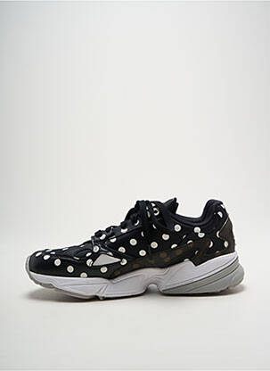 Baskets tissage satiné talon de 4 à 6cm noir ADIDAS femme