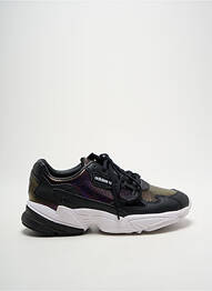 Baskets matière lisse talon de 4 à 6cm noir ADIDAS femme