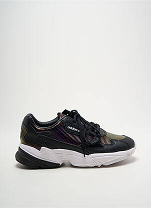 Baskets matière lisse talon de 4 à 6cm noir ADIDAS femme