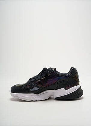 Baskets matière lisse talon de 4 à 6cm noir ADIDAS femme
