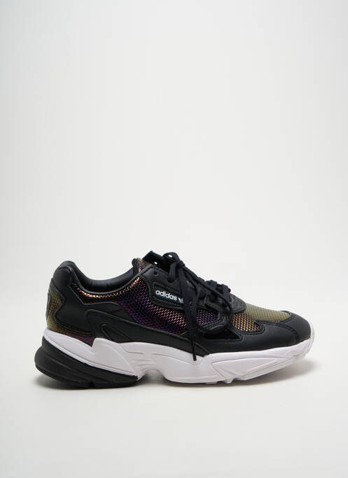 Baskets matière lisse talon de 4 à 6cm noir ADIDAS femme