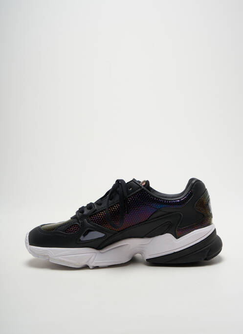 Baskets matière lisse talon de 4 à 6cm noir ADIDAS femme