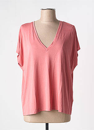 T-shirt coupe droite manches courtes orange LA PETITE ETOILE femme
