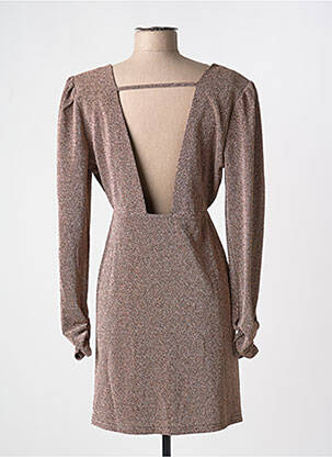 Robe mi-longue manches longues manches longues or LA PETITE ETOILE femme