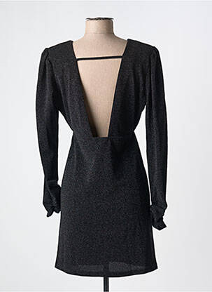 Robe mi-longue manches longues manches longues noir LA PETITE ETOILE femme