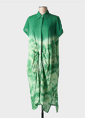 Robe mi-longue vert CHICOSOLEIL pour femme seconde vue