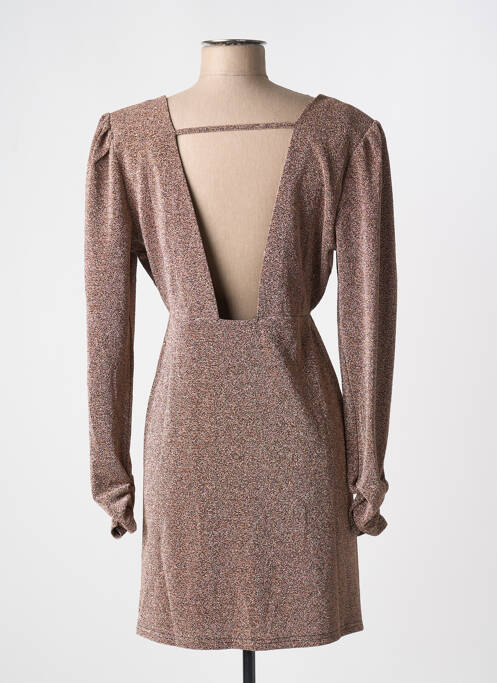 Robe mi-longue manches longues manches longues or LA PETITE ETOILE femme