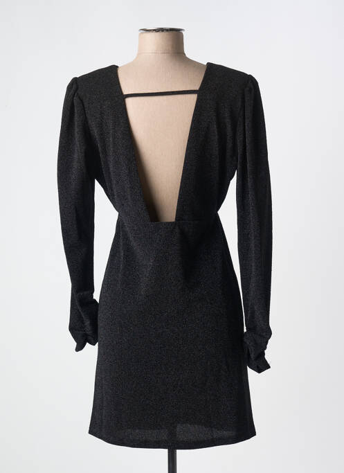 Robe mi-longue manches longues manches longues noir LA PETITE ETOILE femme
