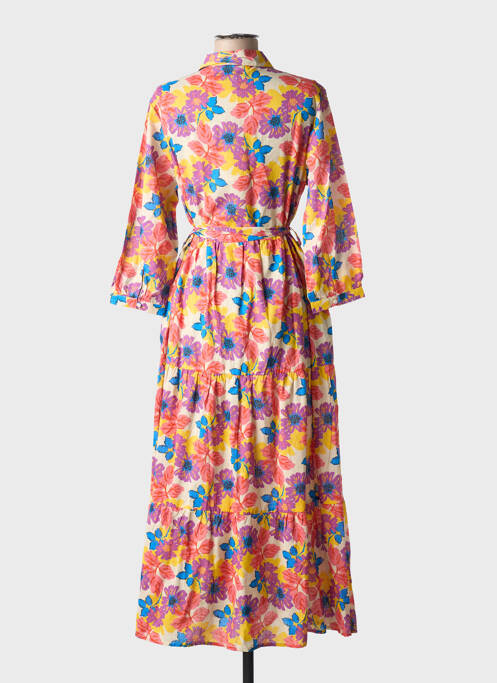 Robe longue jaune CHICOSOLEIL pour femme