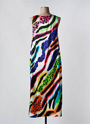 Robe longue sans manche sans manche noir CHARMING SMILE femme